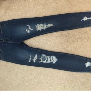 American eagle ripped skinny jeans size 4
